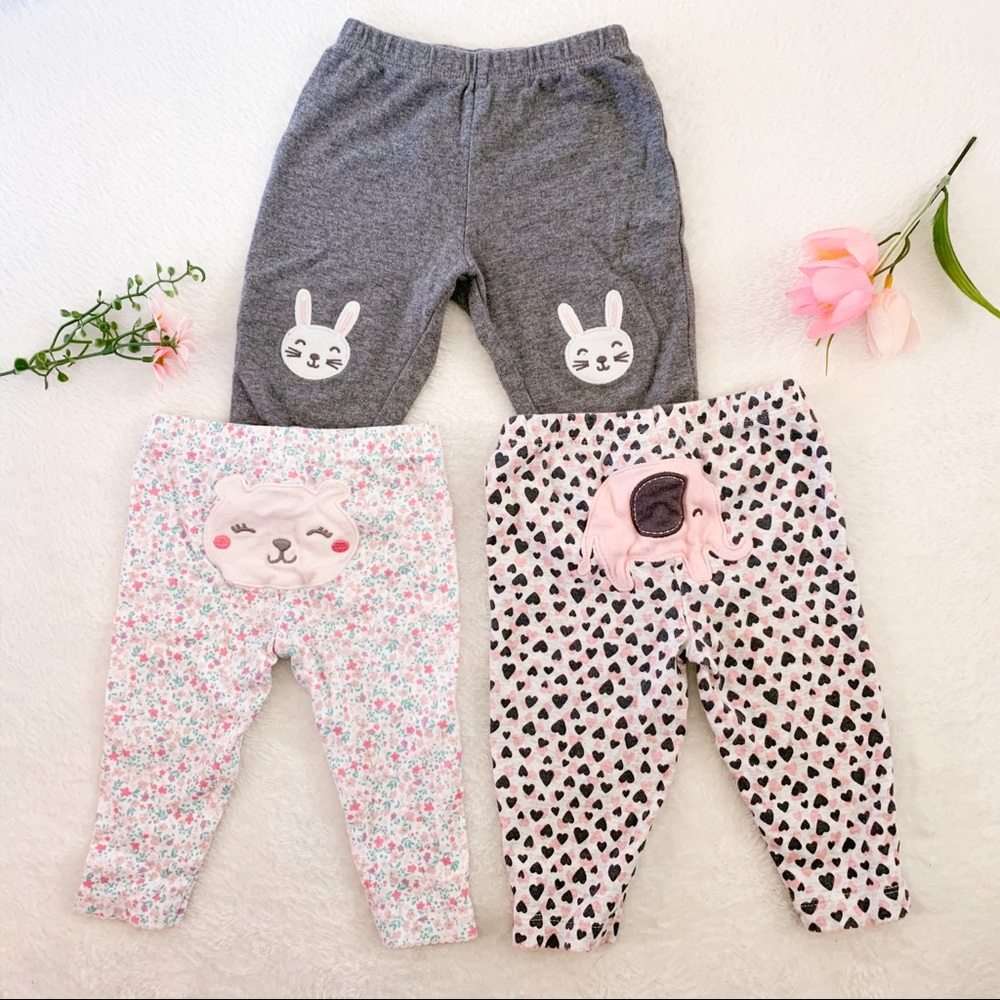 Bundle of 3 Baby Girl Pants
